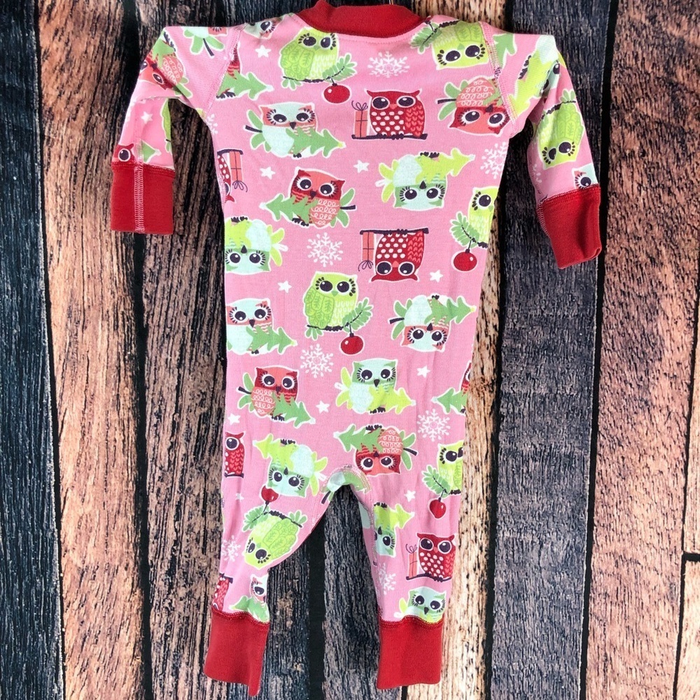 Hanna Andersson Holiday Winter Owl Organic Pajama - Picture 3 of 5